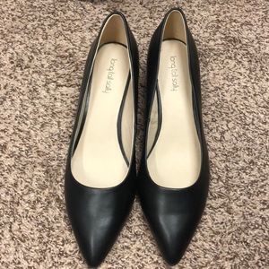 Long tall sally kale leather court heels - size 13